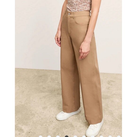 M.M. Lafleur The Milo Wide Leg Jeans Size 16 Eco Better Than Denim Stretch - Picture 1 of 7